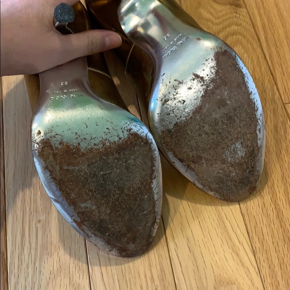 HP 🎉 DSQUARED Gold High Heels - Picture 3 of 9